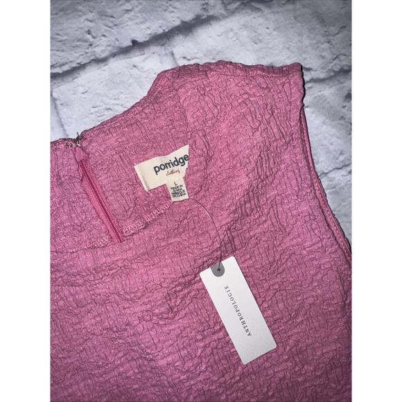 NEW Anthropologie Porridge Textured Slim Knit Mini Dress Size L Large - Picture 4 of 7